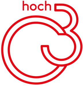 C hoch 3 outline Logo