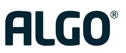 Das Bild zeigt das Wort ALGO in fetten, schwarzen Großbuchstaben, mit einem eingetragenen Markensymbol ® oben rechts neben dem Buchstaben O. Der Hintergrund ist weiß.